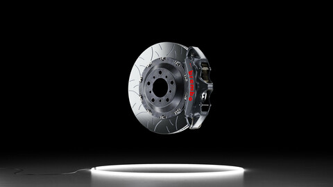 Brembo GT-S brake kit 3D model