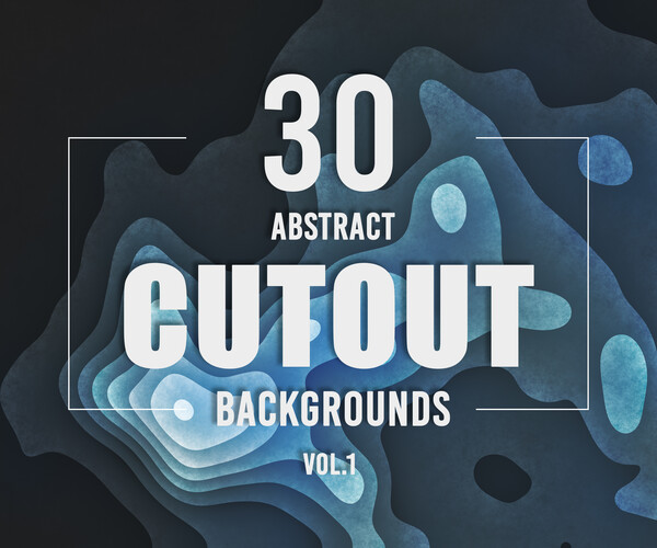 ArtStation - 30 Abstract Cutout Backgrounds - Vol. 1 | Artworks