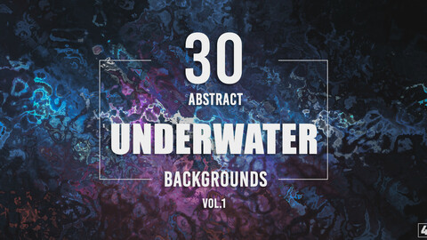 30 Abstract Underwater Backgrounds - Vol. 1