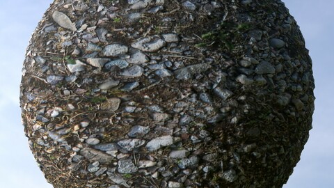 Gravel Ground 8 PBR Material