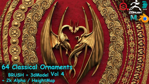 Fred's 64 Ornament IMM + 3dModel Vol 4