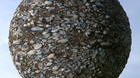 Gravel Ground 9 PBR Material