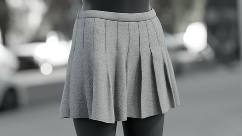Realistic 3D model of Skirt 5