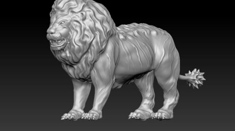 Lion statue