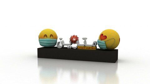 Social Distancing model for coronavirus