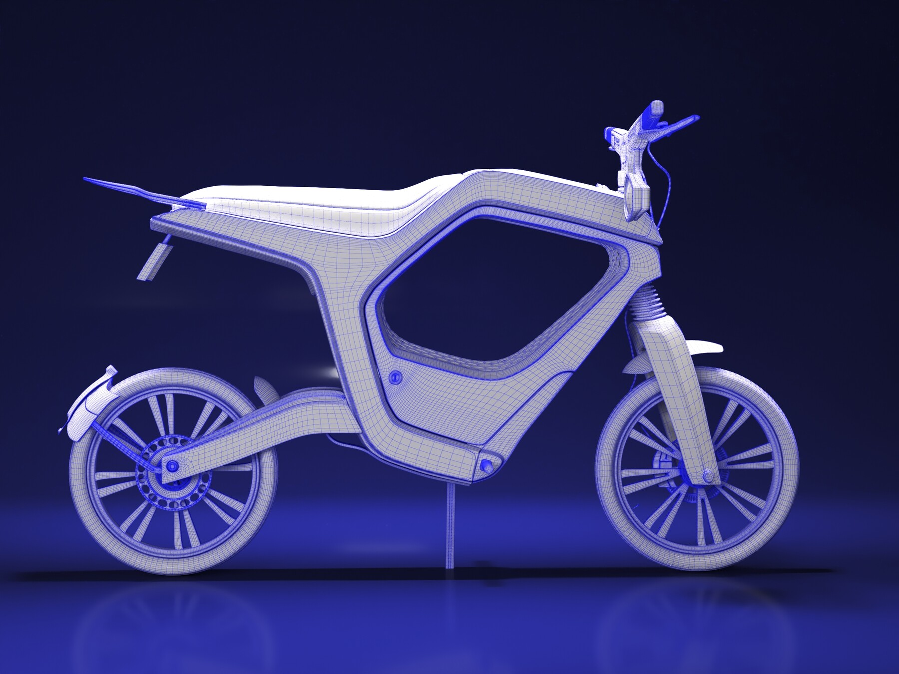 ArtStation hard surface electric novus bike Game Assets