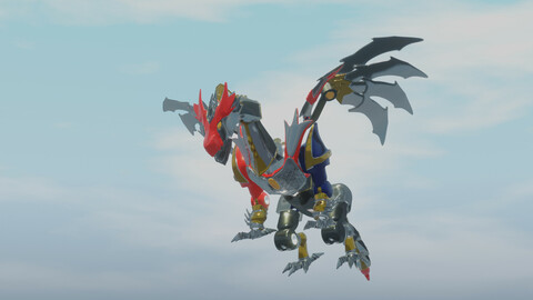 Concept Action Figure Dragon - Kamen rider Agito