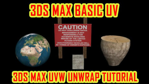 3DS MAX UV BASIC | 3ds max uvw unwrap tutorial