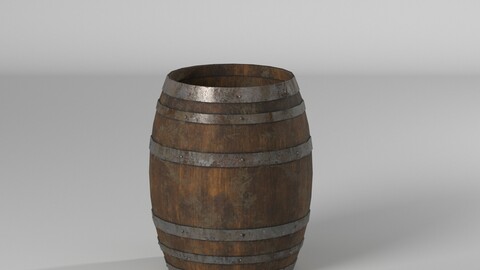Rustic English Wooden Barrel