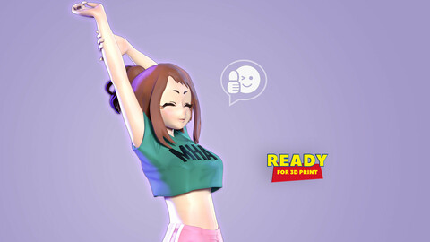 Ochaco - Morning stretches