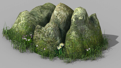 Explore the mountains - rock 01