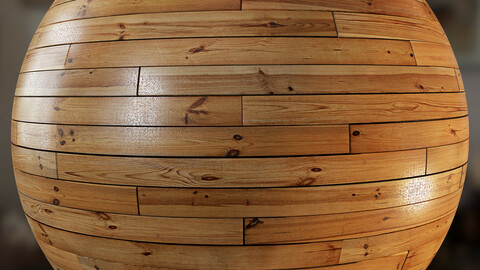 PBR - PARQUET FLOOR WOOD PINE - 4K MATERIAL