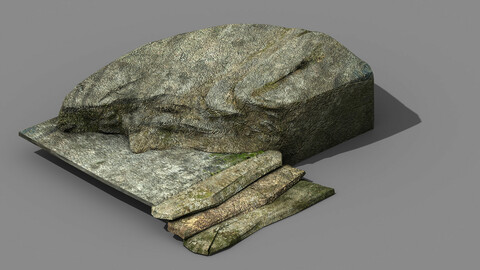 Explore the mountains - Stone ladder 01