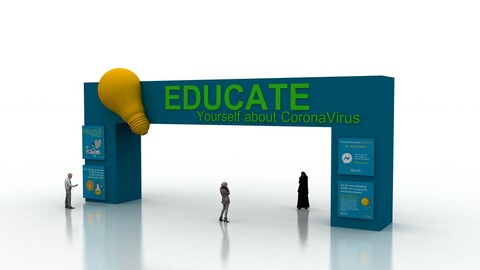 Huge ads Gate for Coronavirus-Tunal