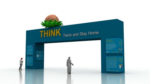 Huge ads Gate for Coronavirus-Tunal