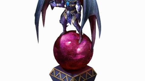 Blood Master District - Devil statue 01