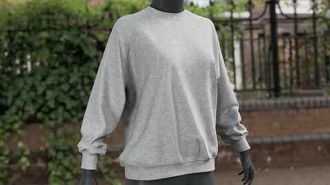 Realistic 3D model of Women's Sweater 2