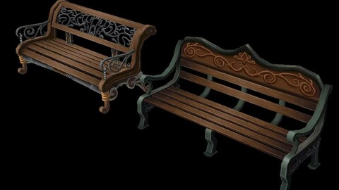 Church Hospital - Benches 01
