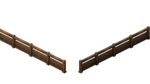 Horse racing area - wooden bar 02