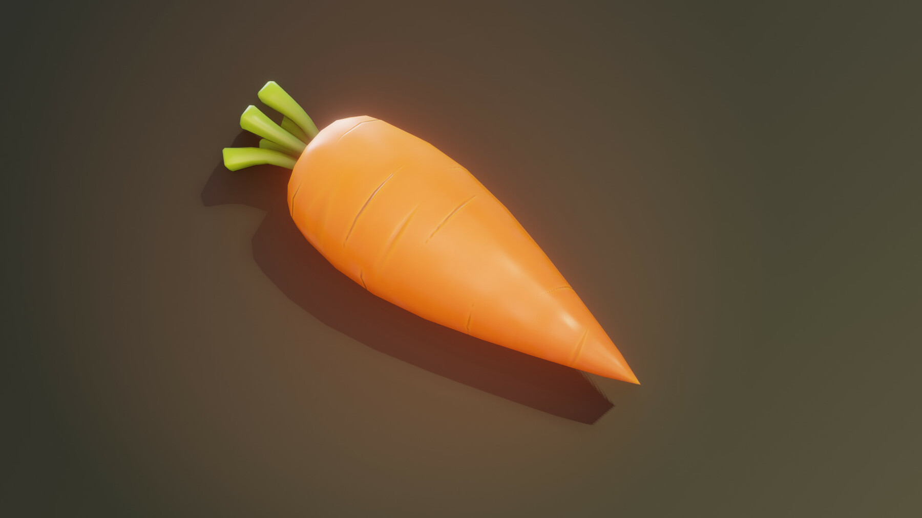 ArtStation - Cartoon Carrot 3D Model | Game Assets