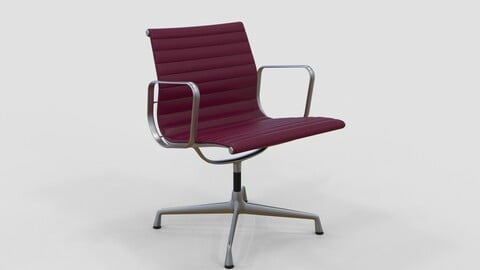 Vitra Aluminium Chair 107 Brick