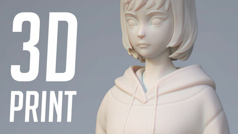 3D Print - Anime Girl