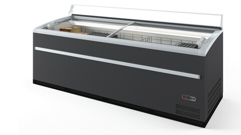 Glass Top Display Chest Freezer