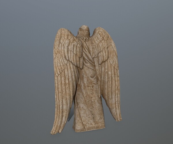 ArtStation - angel statue 3 | Game Assets