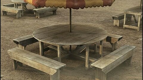 Carnival Picnic Tables
