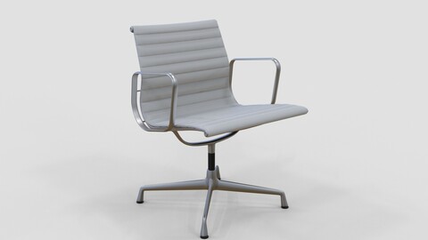 Vitra Aluminium Chair 107 White