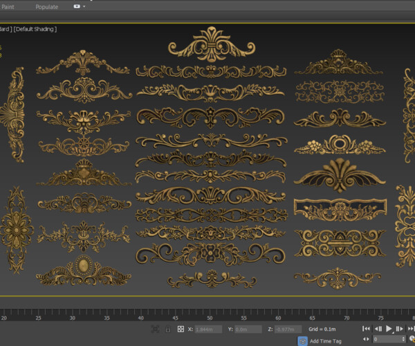 ArtStation Collection of classical ornaments Resources