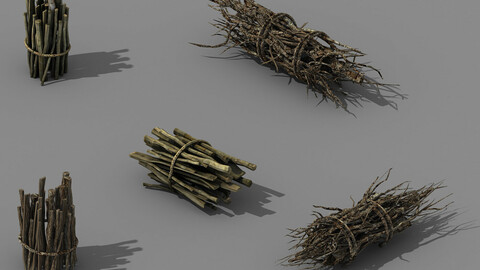 Fairy Mountains - wood - wood fire 01