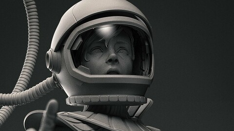 Cosmonaut 3D Print Ready STL Files