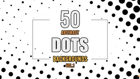 50 Abstract Dots Backgrounds - Vol. 1