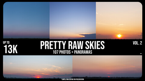 Pretty Raw Skies Vol. 2 - Clear Sunsets