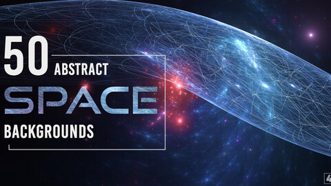 50 Abstract Space Backgrounds - Vol. 1