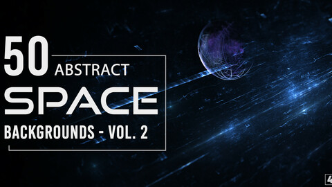 50 Abstract Space Backgrounds - Vol. 2