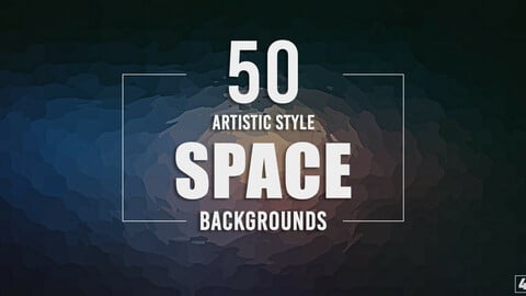 50 Artistic Style Space Backgrounds