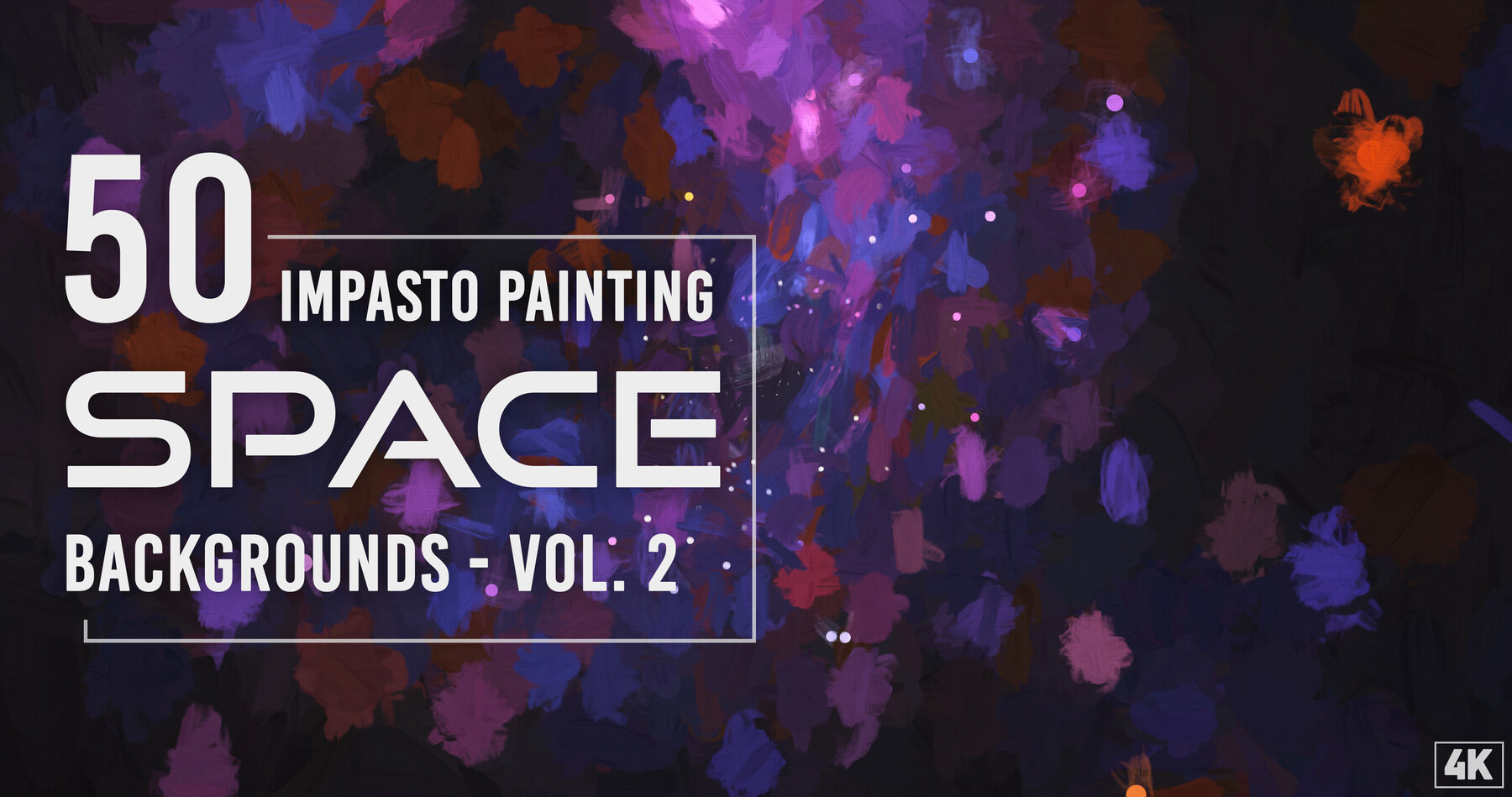 ArtStation - 50 Impasto Painting Space Backgrounds - Vol. 2 | Artworks