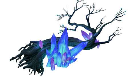 Crystal Marsh - luminous tree 01