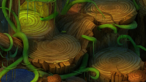 Once upon a time - giant wood 01