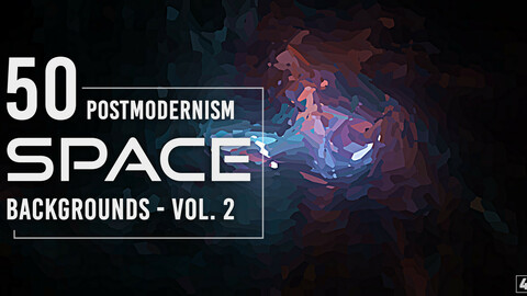 50 Postmodernism Space Backgrounds - Vol. 2