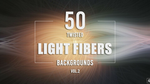 50 Twisted Light Fibers Backgrounds - Vol. 2