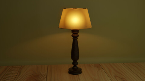 NORMAL WOODEN LIGHT LAMP FOR COMMON BEDROOM