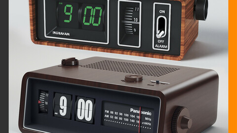 Retro Flip Clock Pack