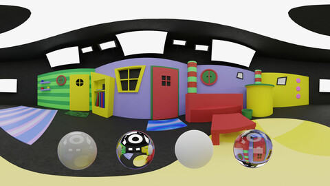 Kids TV show set HDRI