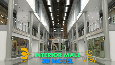 interior mall 3D model