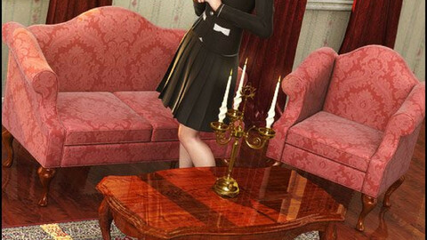 Queen Anne Parlor Furniture Part 1