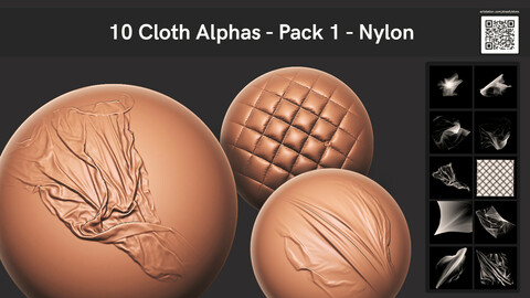 10 Cloth Alphas - Pack 1 - Nylon