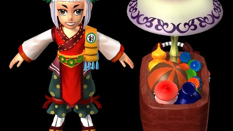 The characters of the game - the merchant